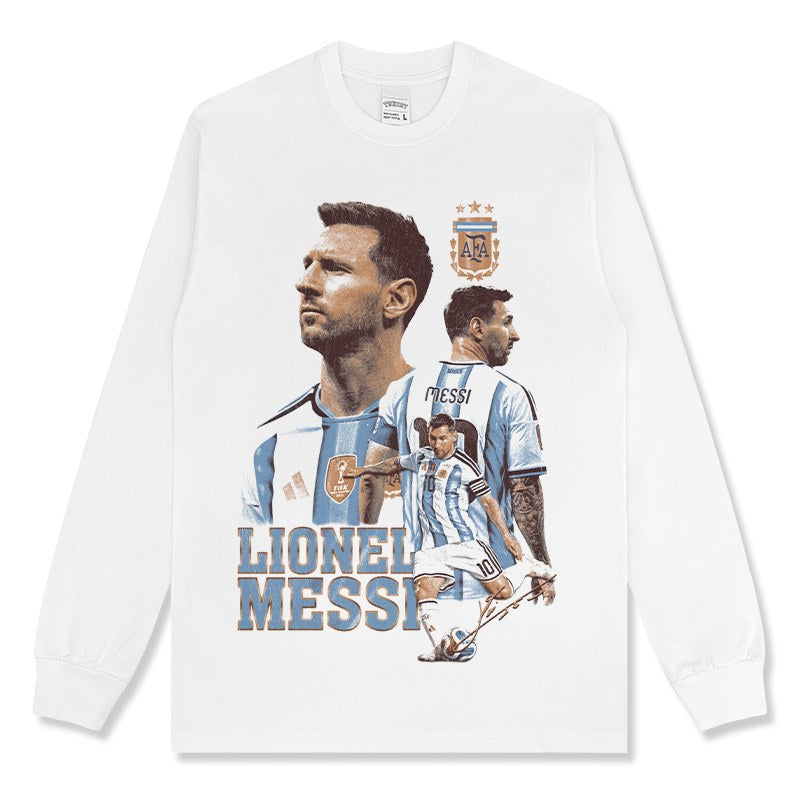 MESSI LONG SLEEVE · ALBICELESTE