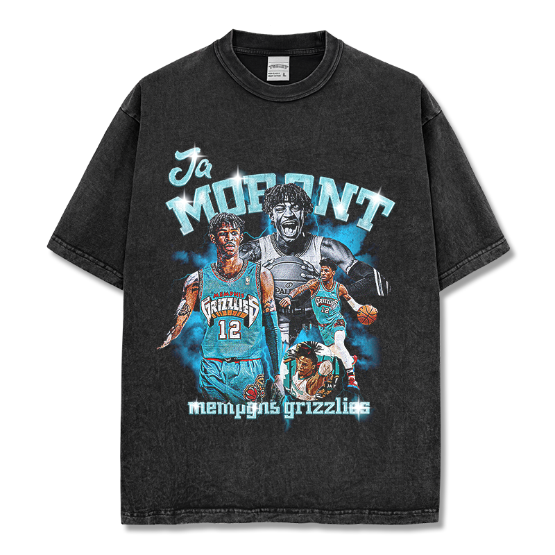 JA MORANT VINTAGE TEE · TIP OFF