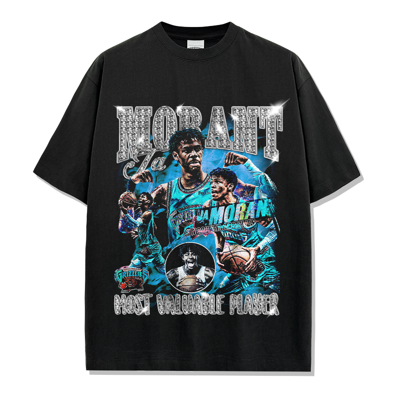 JA MORANT VINTAGE TEE · OVERTIME
