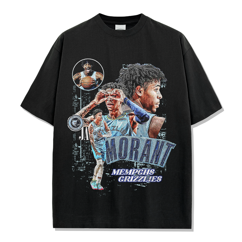 JA MORANT VINTAGE TEE · STEP BACK