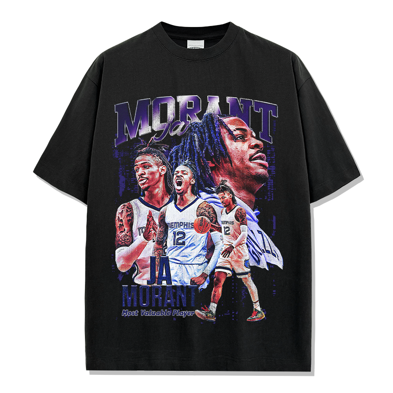 JA MORANT VINTAGE TEE · BLOCK PARTY