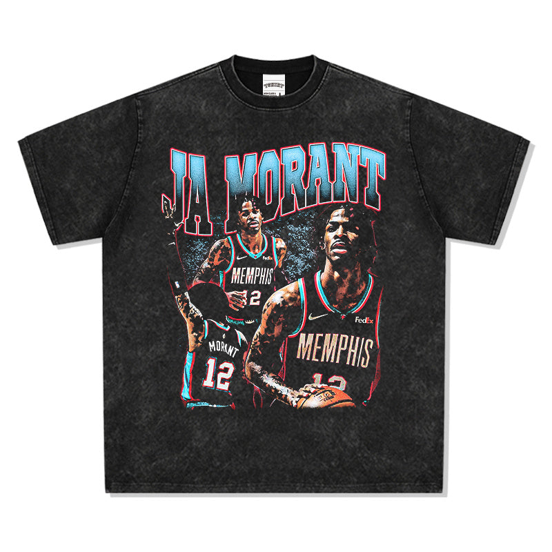 JA MORANT VINTAGE TEE · SPLASH