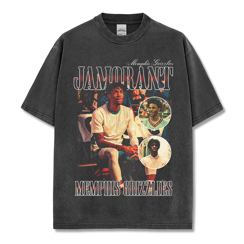 JA MORANT VINTAGE TEE · BANK SHOT