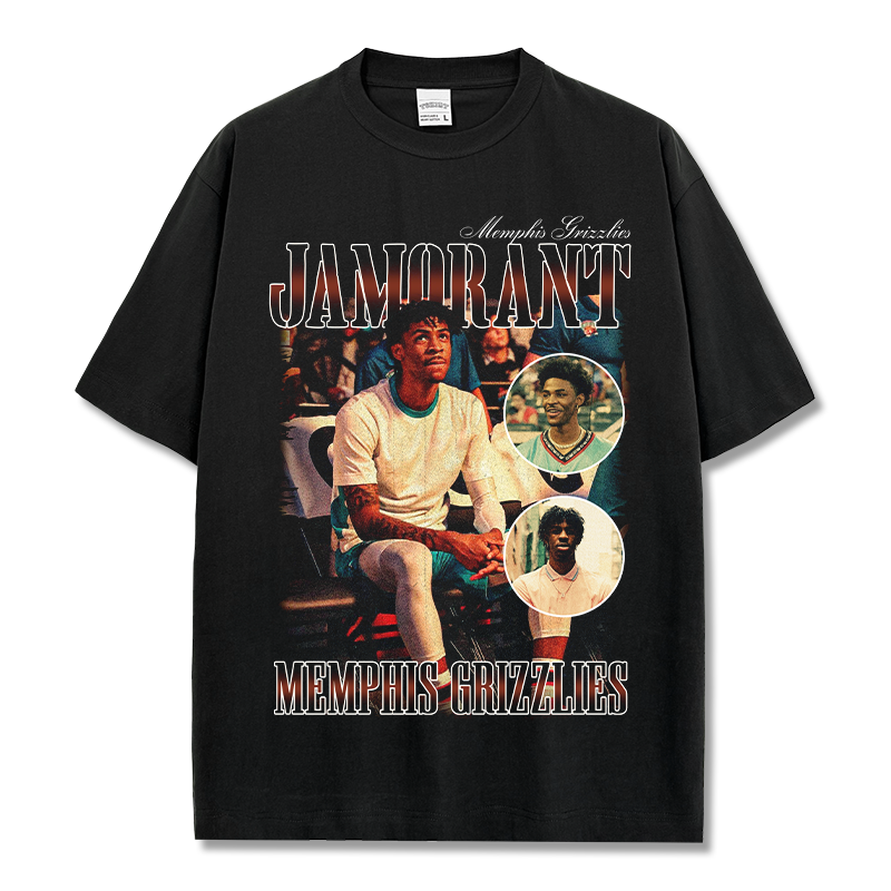JA MORANT VINTAGE TEE · BANK SHOT