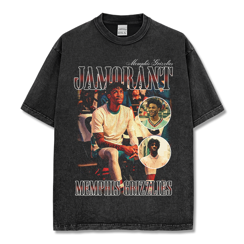 JA MORANT VINTAGE TEE · BANK SHOT