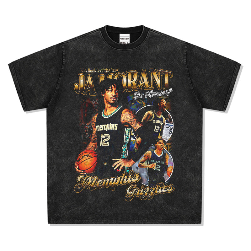 JA MORANT VINTAGE TEE · FAST BREAK