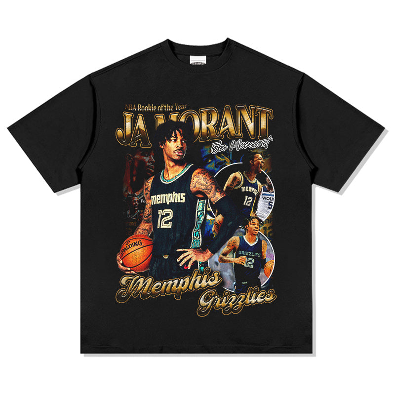 JA MORANT VINTAGE TEE · FAST BREAK