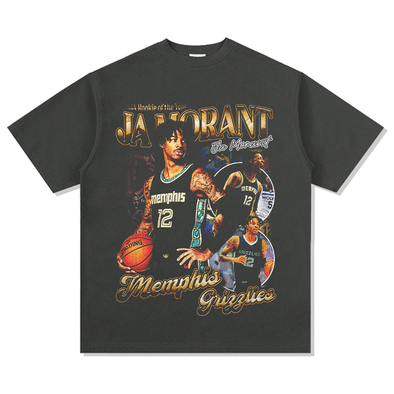 JA MORANT VINTAGE TEE · FAST BREAK