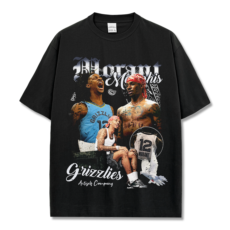 JA MORANT VINTAGE TEE · HARDWOOD
