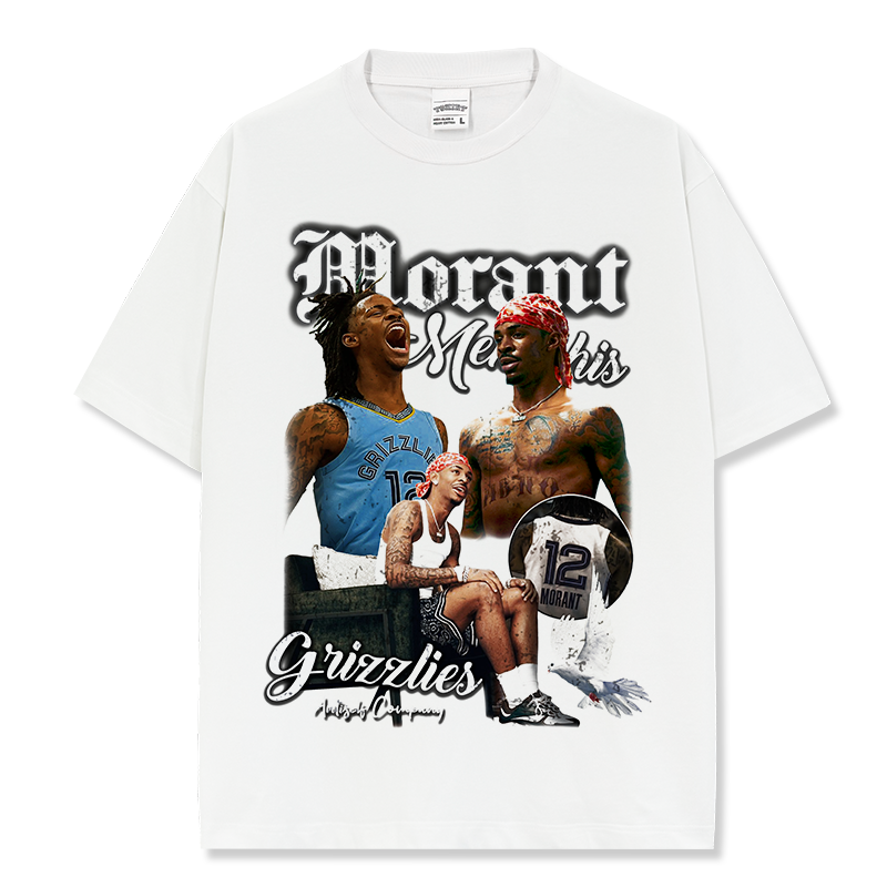 JA MORANT VINTAGE TEE · HARDWOOD