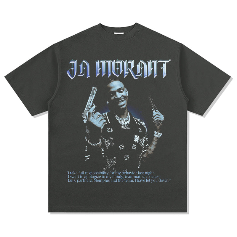 JA MORANT VINTAGE TEE · ROOKIE YEAR