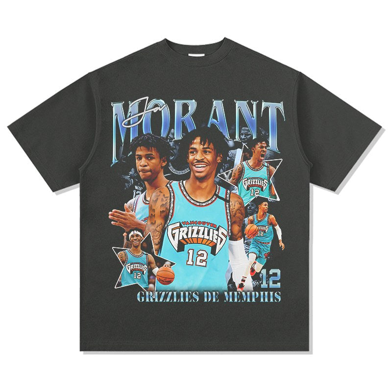 JA MORANT VINTAGE TEE · SLAM DUNK