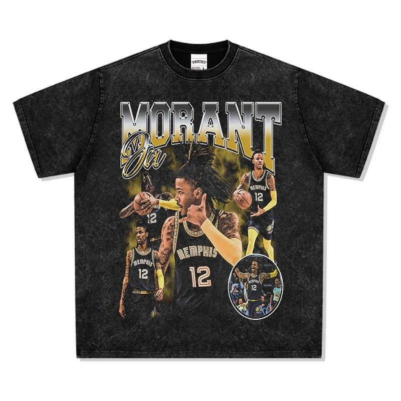 JA MORANT VINTAGE TEE · HALL OF FAME