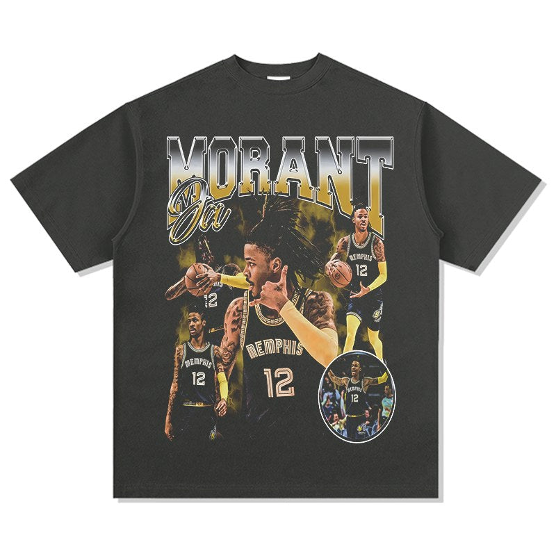 JA MORANT VINTAGE TEE · HALL OF FAME