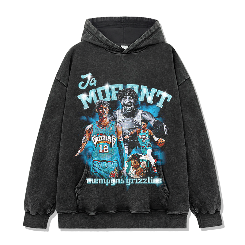 JA MORANT VINTAGE HOODIE · TIP OFF