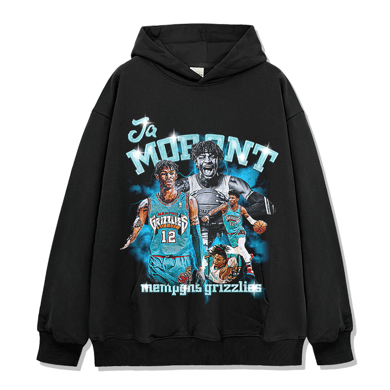 JA MORANT VINTAGE HOODIE · TIP OFF
