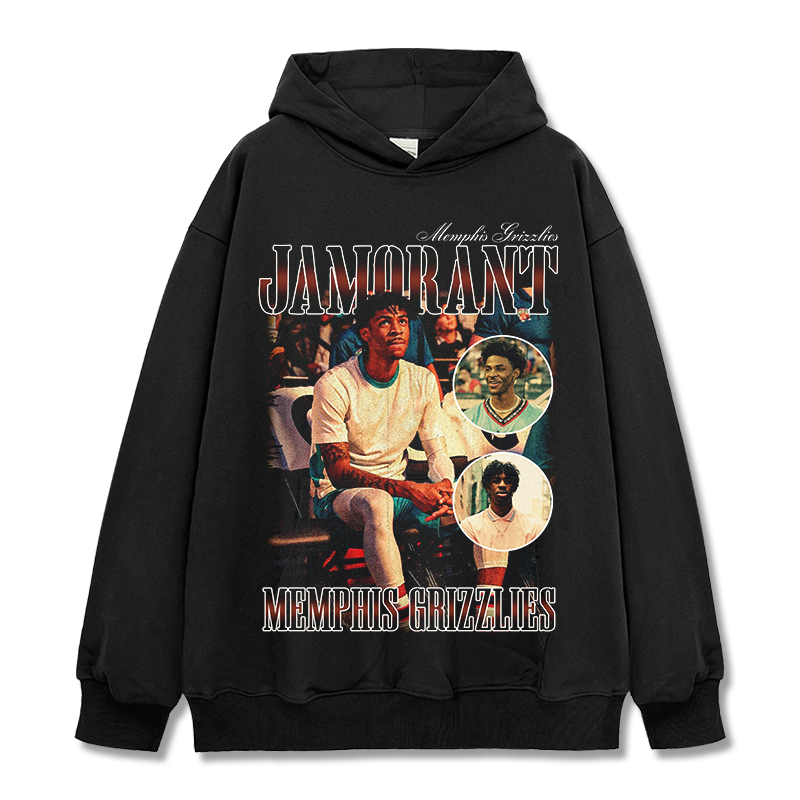 JA MORANT VINTAGE HOODIE · BANK SHOT