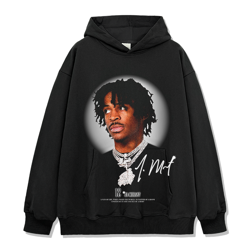 JA MORANT VINTAGE HOODIE · ICE COLD