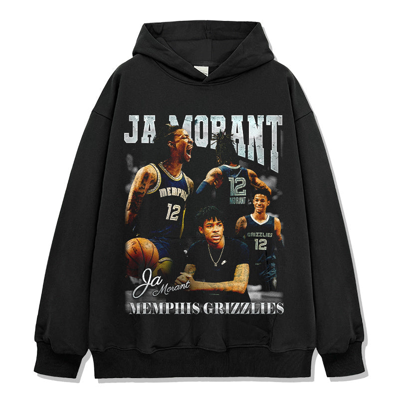 JA MORANT VINTAGE HOODIE · ALLEY OOP