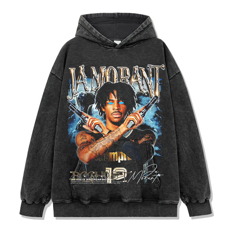 JA MORANT VINTAGE HOODIE · ALL STAR