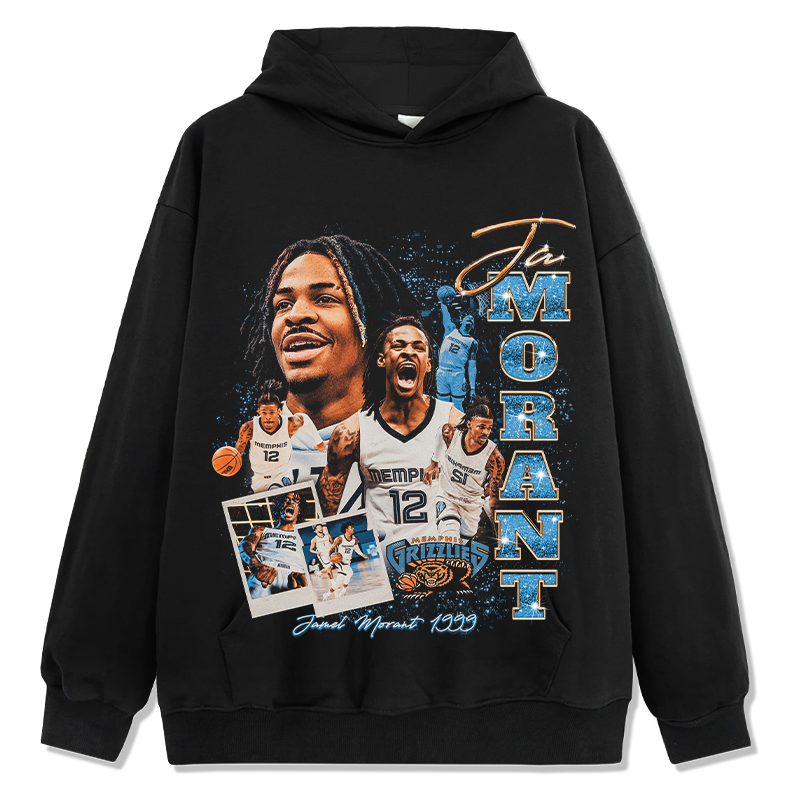 JA MORANT VINTAGE HOODIE · TRIPLE DOUBLE
