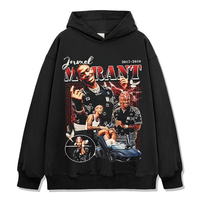 JA MORANT VINTAGE HOODIE · FADEAWAY