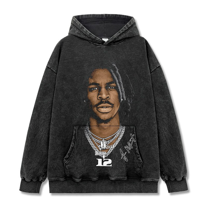 JA MORANT VINTAGE HOODIE · CLUTCH