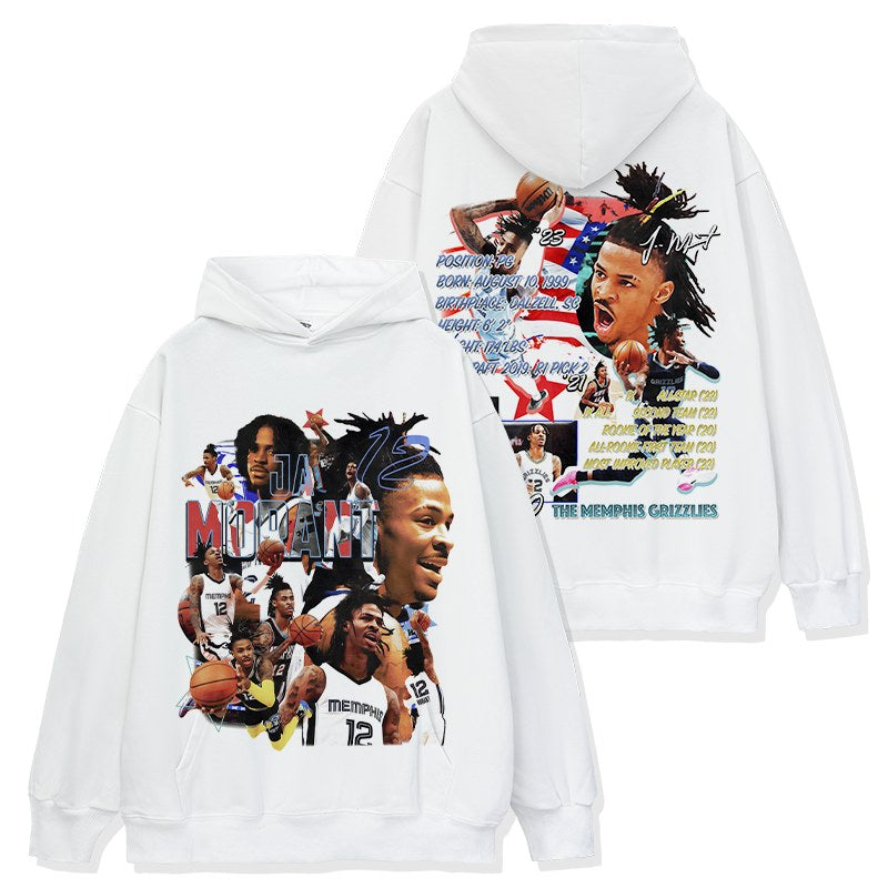 JA MORANT VINTAGE HOODIE · ICON