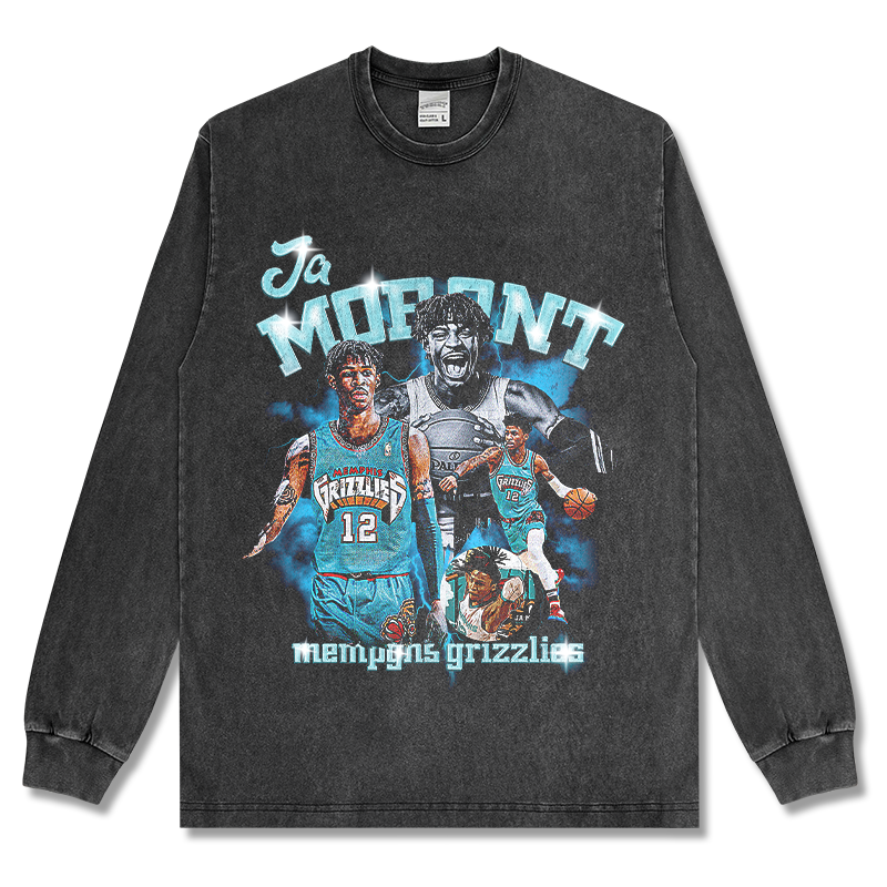 JA MORANT LONG SLEEVE · TIP OFF