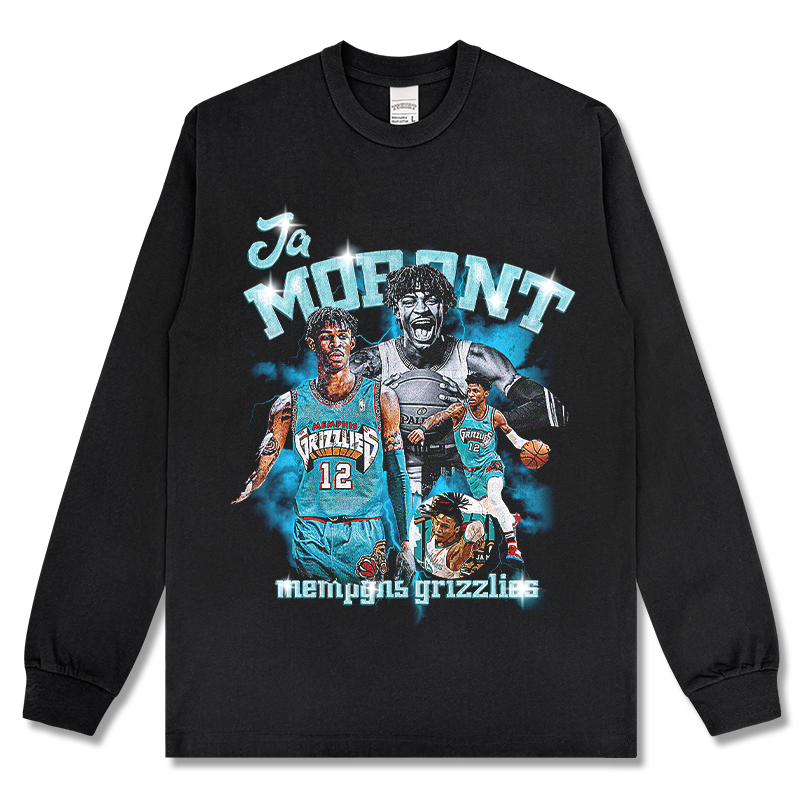 JA MORANT LONG SLEEVE · TIP OFF