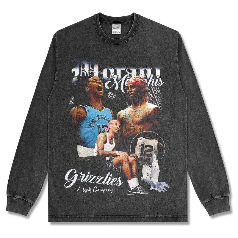 JA MORANT LONG SLEEVE · HARDWOOD