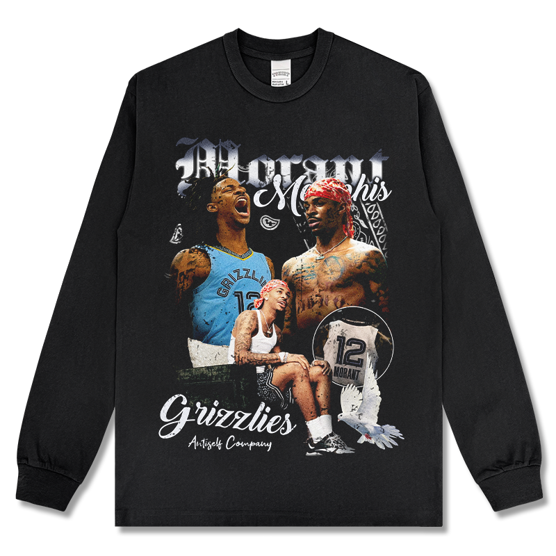 JA MORANT LONG SLEEVE · HARDWOOD
