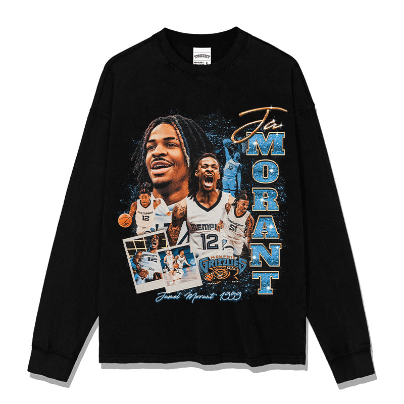 JA MORANT LONG SLEEVE · TRIPLE DOUBLE