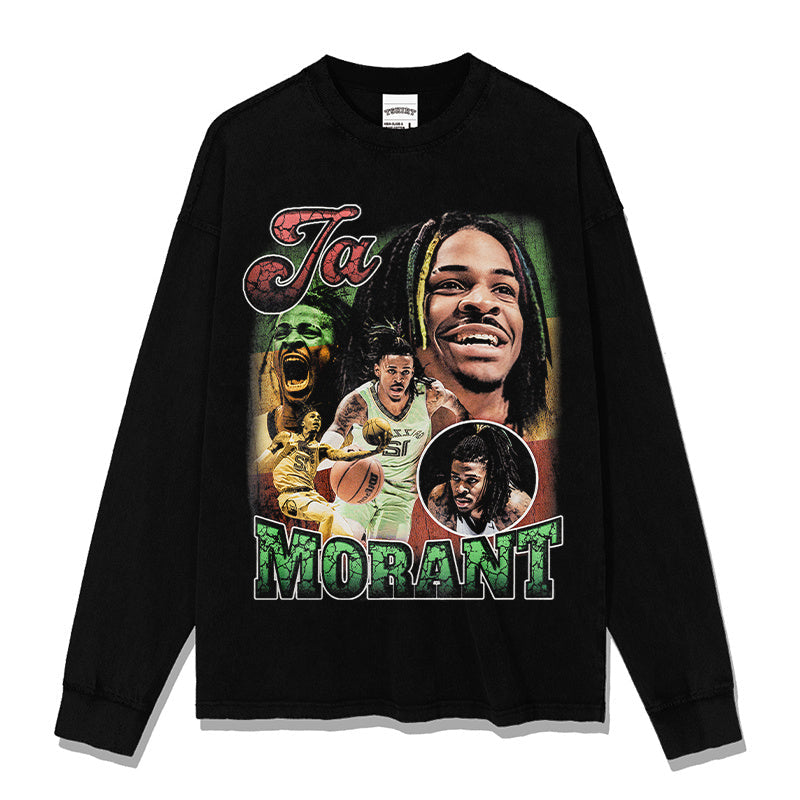 JA MORANT LONG SLEEVE · AND ONE
