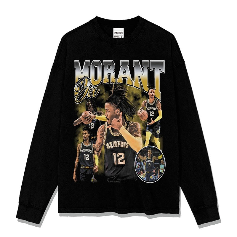 JA MORANT LONG SLEEVE · HALL OF FAME