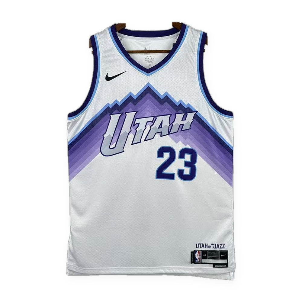 יוטה ג'אז 25/26 לבן · MARKKANEN #23