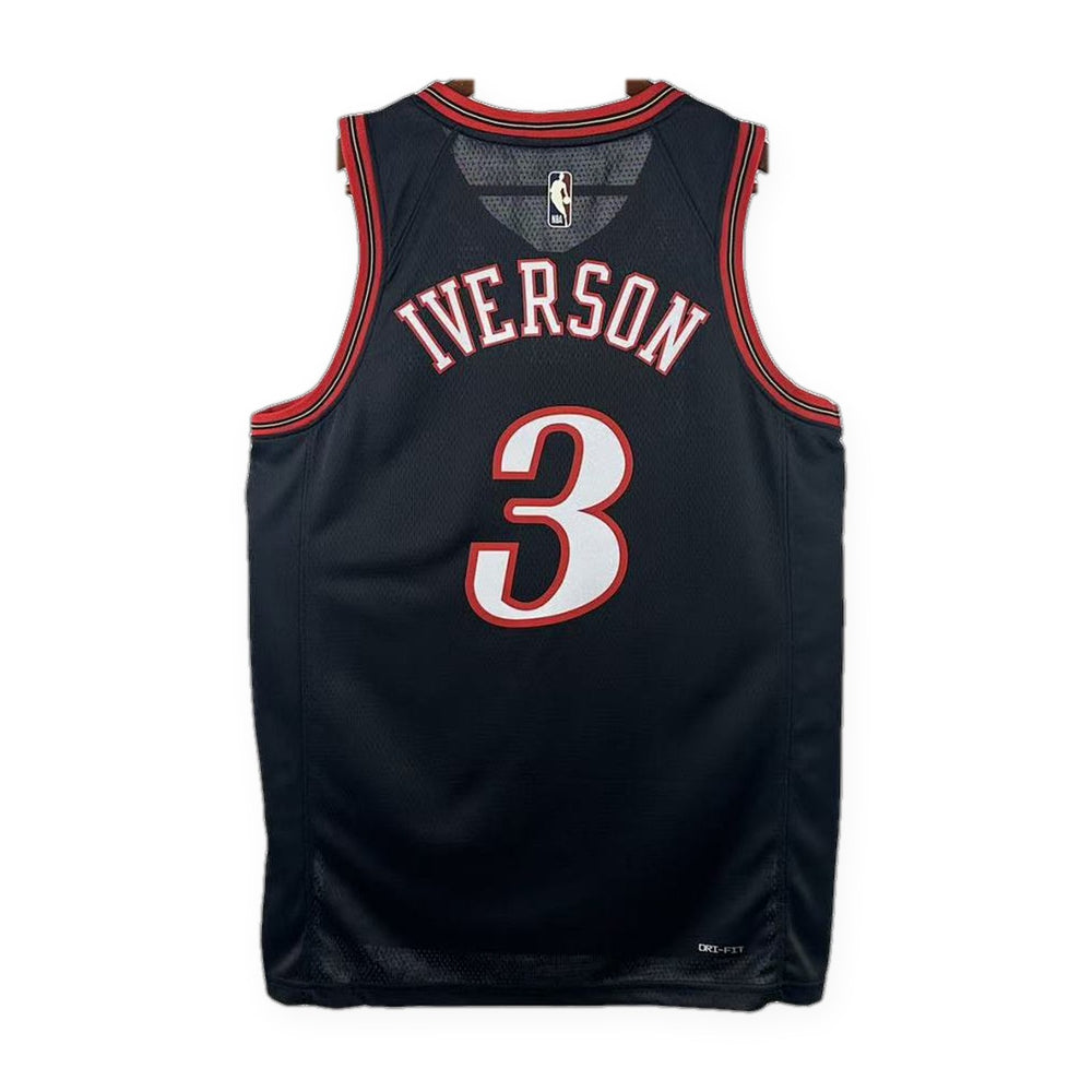 פילדלפיה 76 25/26 קלאסיק שחור · IVERSON #3 – גב