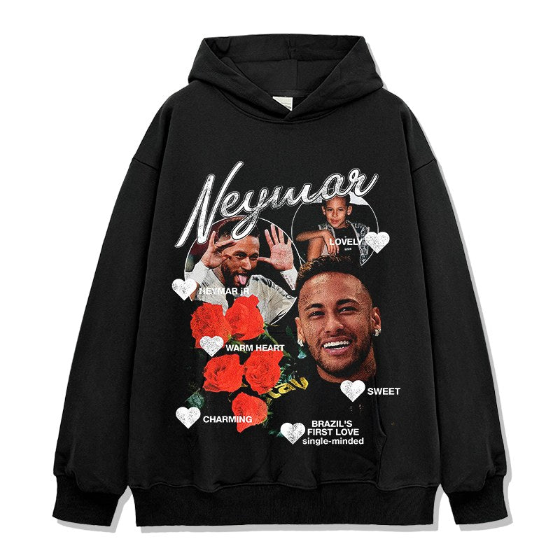 NEYMAR VINTAGE HOODIE · INJURY TIME