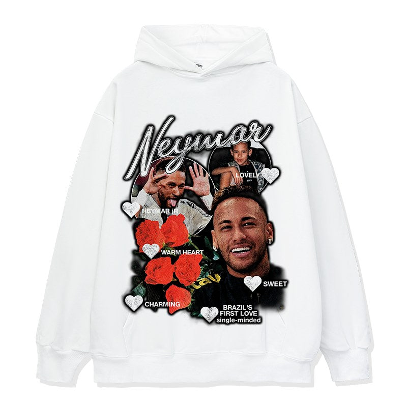 NEYMAR VINTAGE HOODIE · INJURY TIME