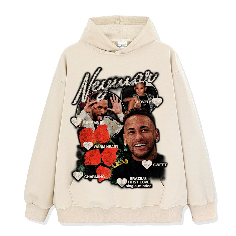 NEYMAR VINTAGE HOODIE · INJURY TIME