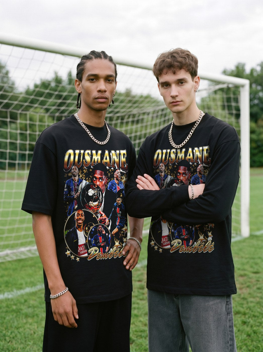 OUSMANE DEMBÉLÉ VINTAGE TEE · GOLDEN BOOT