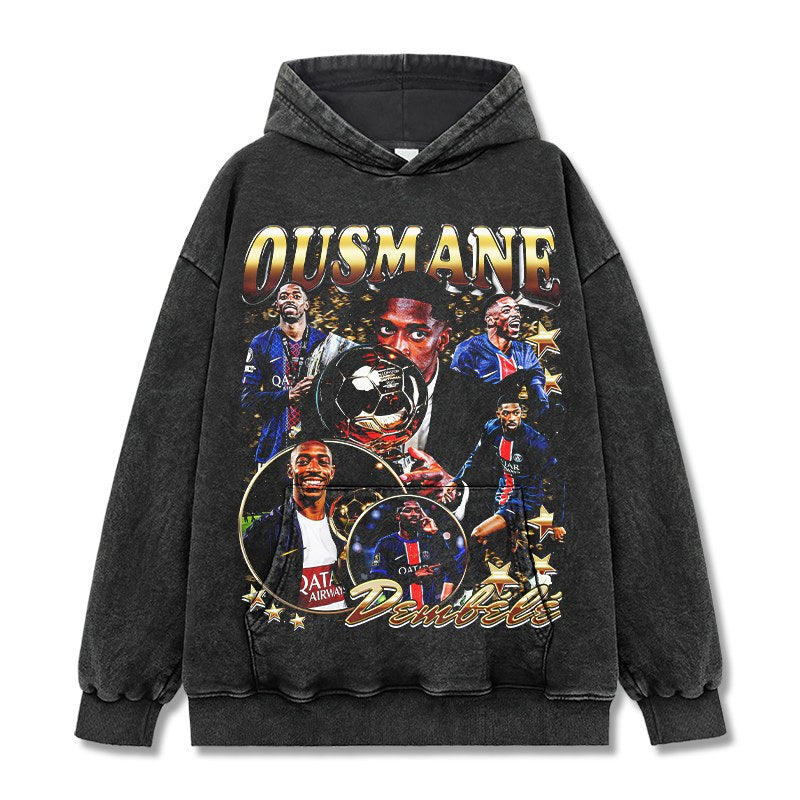 OUSMANE DEMBÉLÉ VINTAGE HOODIE · GOLDEN BOOT