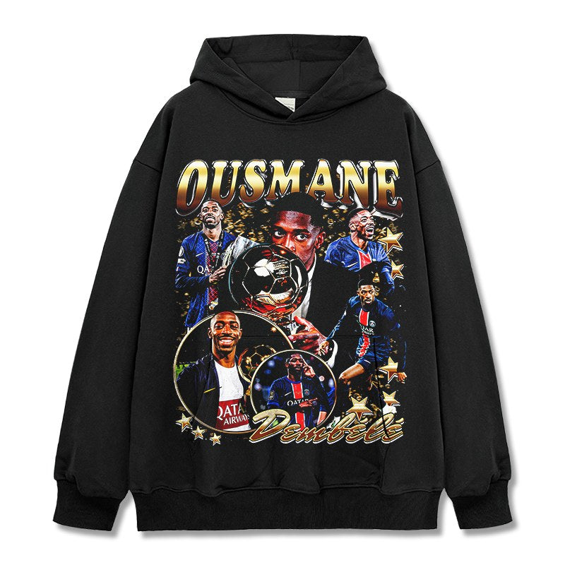 OUSMANE DEMBÉLÉ VINTAGE HOODIE · GOLDEN BOOT