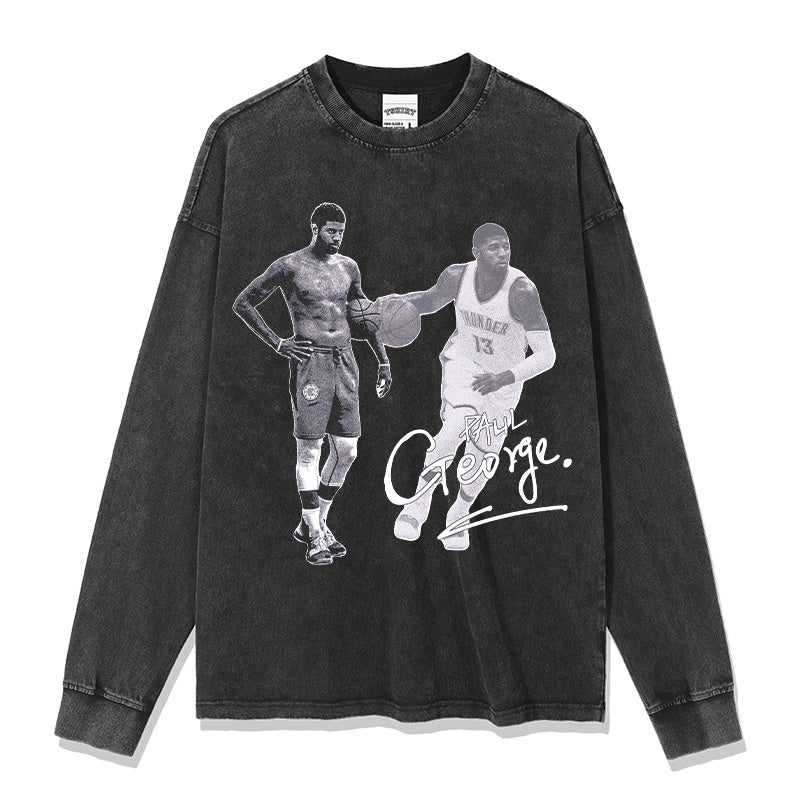 PAUL GEORGE LONG SLEEVE · TRIPLE DOUBLE