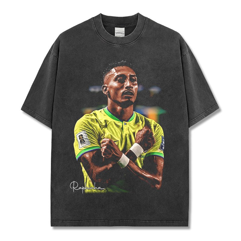RAPHINHA VINTAGE TEE · GOLDEN BOOT