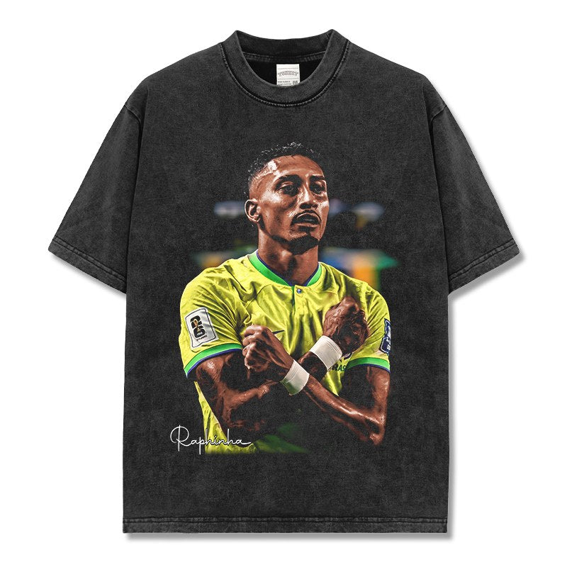 RAPHINHA VINTAGE TEE · GOLDEN BOOT