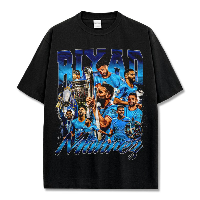 RIYAD MAHREZ VINTAGE TEE · GOLDEN BOOT