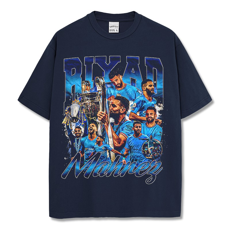 RIYAD MAHREZ VINTAGE TEE · GOLDEN BOOT