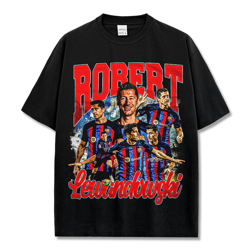 ROBERT LEWANDOWSKI VINTAGE TEE · NIGHT GAME