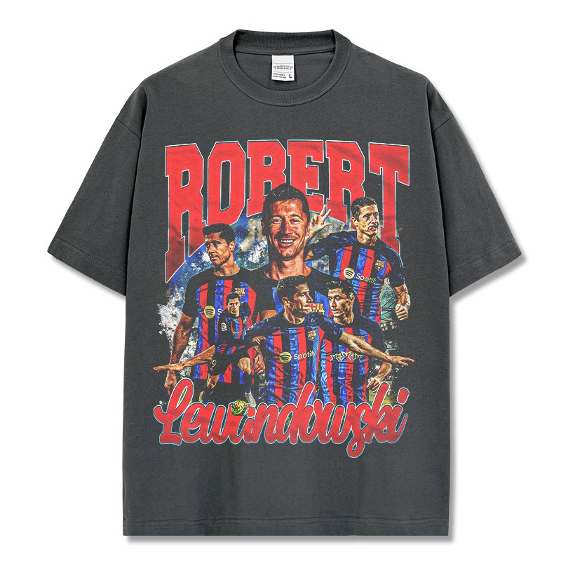 ROBERT LEWANDOWSKI VINTAGE TEE · NIGHT GAME